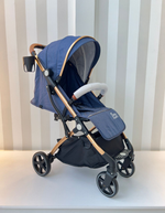 COCHE PASEADOR MALETA CUCHI AZUL