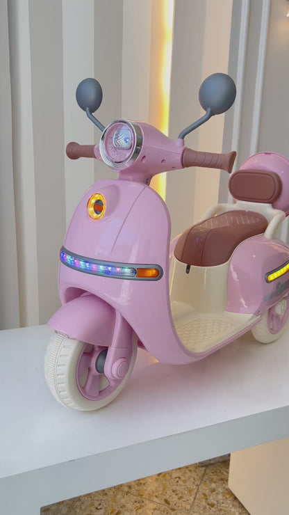 MOTO ELÉCTRICA INFANTIL REF.VENECIA ROSADA