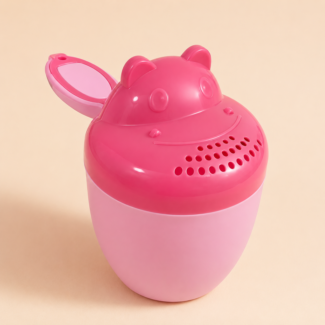 ⭕️Regadera Manual para Bañera de Bebé – Taza Enjuagadora con Diseño de Hipopótamo