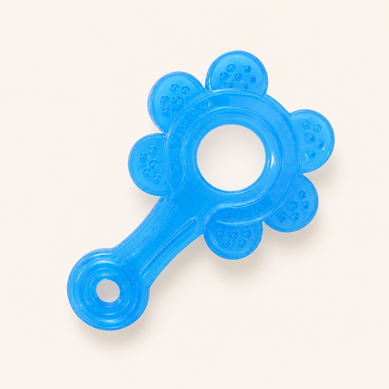 ⭕️Mordedor Sensorial Sonajero Flor para Bebé – Libre de BPA