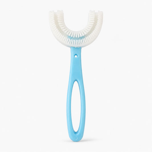 ⭕️CEPILLO DENTAL INFANTIL EN SILICONA - DISEÑO EN U 360°